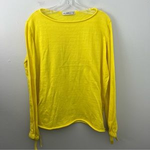 Zara Knit Neon Yellow Top